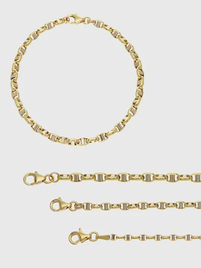 Leonardo 18 Carati – Maglia Marina bracelets in different thicknesses in 18-karat gold