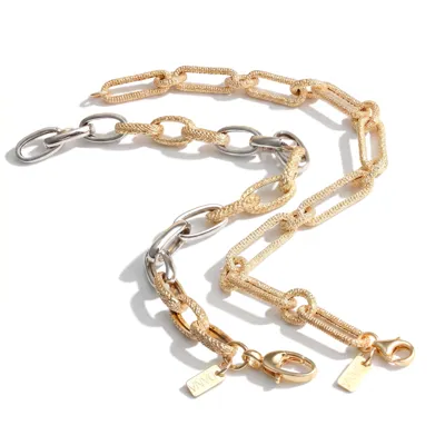 Dana L’Or 9 Carati – Women's bracelets with diamond-cut finish in 9-karat yellow and white gold